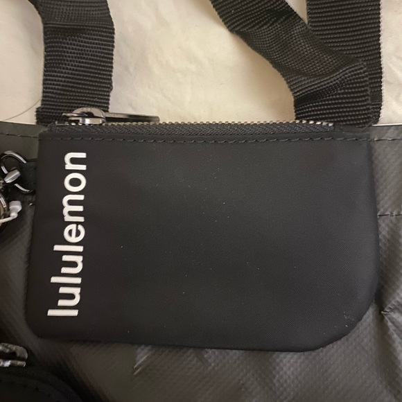 NWT Authentic Lululemon Dual Pouch Wristlet with tote bag comes with tote bag - Picture 4 of 8